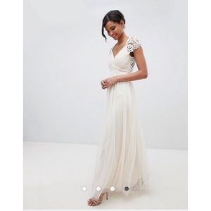 ASOS Lace maxi dress